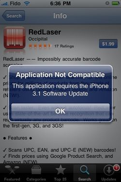 iPhone 3.1-Only Apps Getting iPhone 3GS Jailbreakers Down?