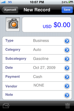 App Review: iXpenseit Expense Tracker for iPhone