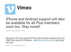 Vimeo Adds H.264, Getting iPhone Friendlier