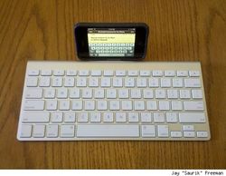 Bluetooth Keyboard for iPhone via Jailbreak BTstack