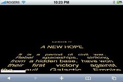 Star Wars Opening Recreated in HTML, CSS!