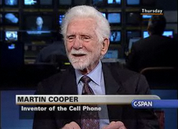 Inventor of Cell Phone Gave iPhone to Grandson, Tweets on Droid?!