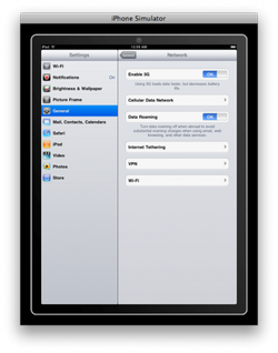 iPad SDK Settings: Tethering, Voice Mail, MMS, Wikipedia Search