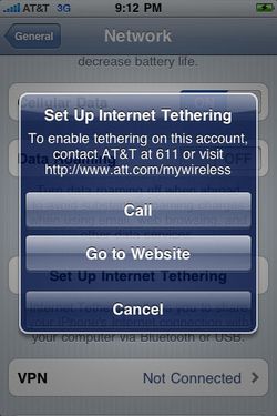 AT&T internet tethering finally arriving along with iPhone OS 4?
