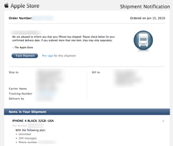 iPhone 4 pre-orders now shipping