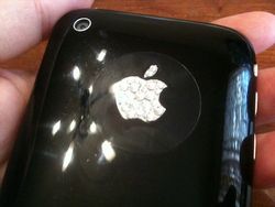 Caze Swarovski Apple logo decal give away