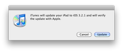 Apple releases iOS 3.2.1 for iPad