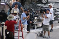 Michael Bay directs Transformers 3 with iPad 3G