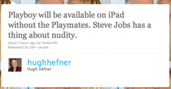 Playboy magazine coming to iPad absent nudity
