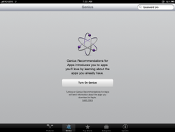 App Store Genius now serving up iPad recommendations