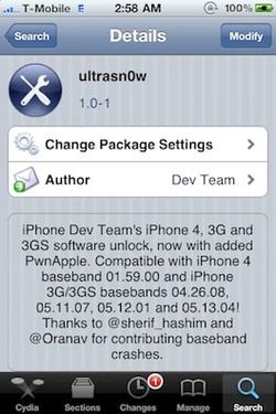 ultrasn0w carrier unlock now available for iPhone 4