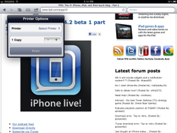 iOS 4.2 features: AirPrint in action