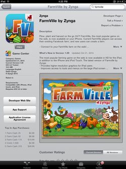 Farmville HD for iPad Released!