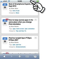 Daily tip: Scrolling on iPhone and iPad