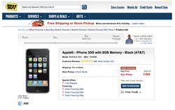 Best Buy giving Apple's iPhone 3GS away for free on December 10th