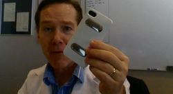 Monitor your heart with the iPhone 4 ECG case [video]