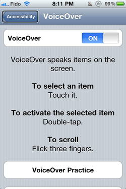 How to use VoiceOver for iPhone