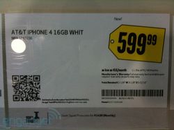 White iPhone 4 shelf price shows up at Best Buy