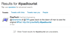 Help us #iPadTourist contest entrants, you're our only hope!
