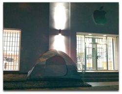 iPad 2 lines already forming at Texas Apple Store