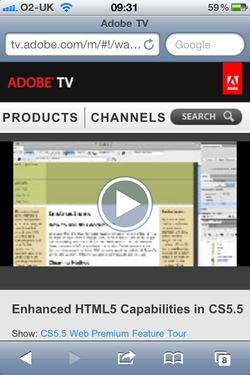 Adobe TV now available to view on iPad, iPhone