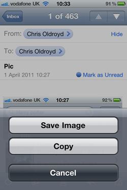Daily Tip: How to save a picture from an email message