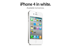 Apple makes white iPhone official, available Thursday April 28
