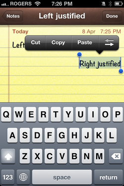 Daily Tip: How to right-justify text on iPhone, iPad