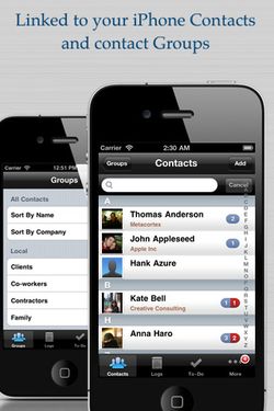 Contacts Journal for iPhone and iPad updated [giveaway]
