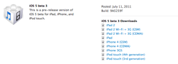 Apple releases iOS 5 beta 3 for iPhone, iPod touch, iPad, Apple TV to developers