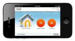 Nest learning thermostat helps iPhone users save energy
