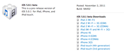 Apple releases iOS 5.0.1 to developers