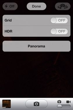 Secret panorama mode found in iPhone Camera App