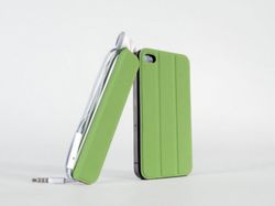 TidyTilt is a Smart Cover, kickstand, mount and earbud wrap for your iPhone 4 and iPhone 4S