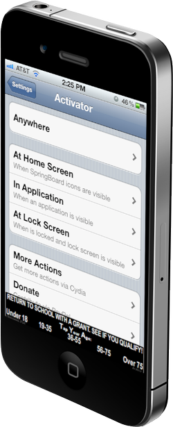 How to set up custom gestures with Activator for iPhone and iPad [Jailbreak]