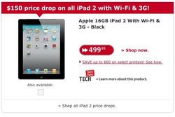 Future Shop Canada price drops all iPad 2 with Wi-Fi + 3G by $150