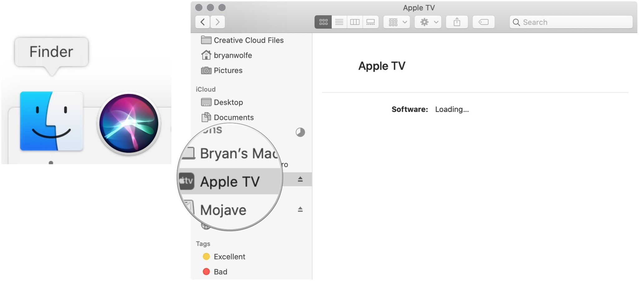 To downgrade your Apple TV HD, download the latest version of tvOS 13, connect the Apple TV with your USB-C cable, launch Finder. Select Apple TV under Locations in Finder. Click Restore Apple TV while holding down the Option key. Select the tvOS file you downloaded