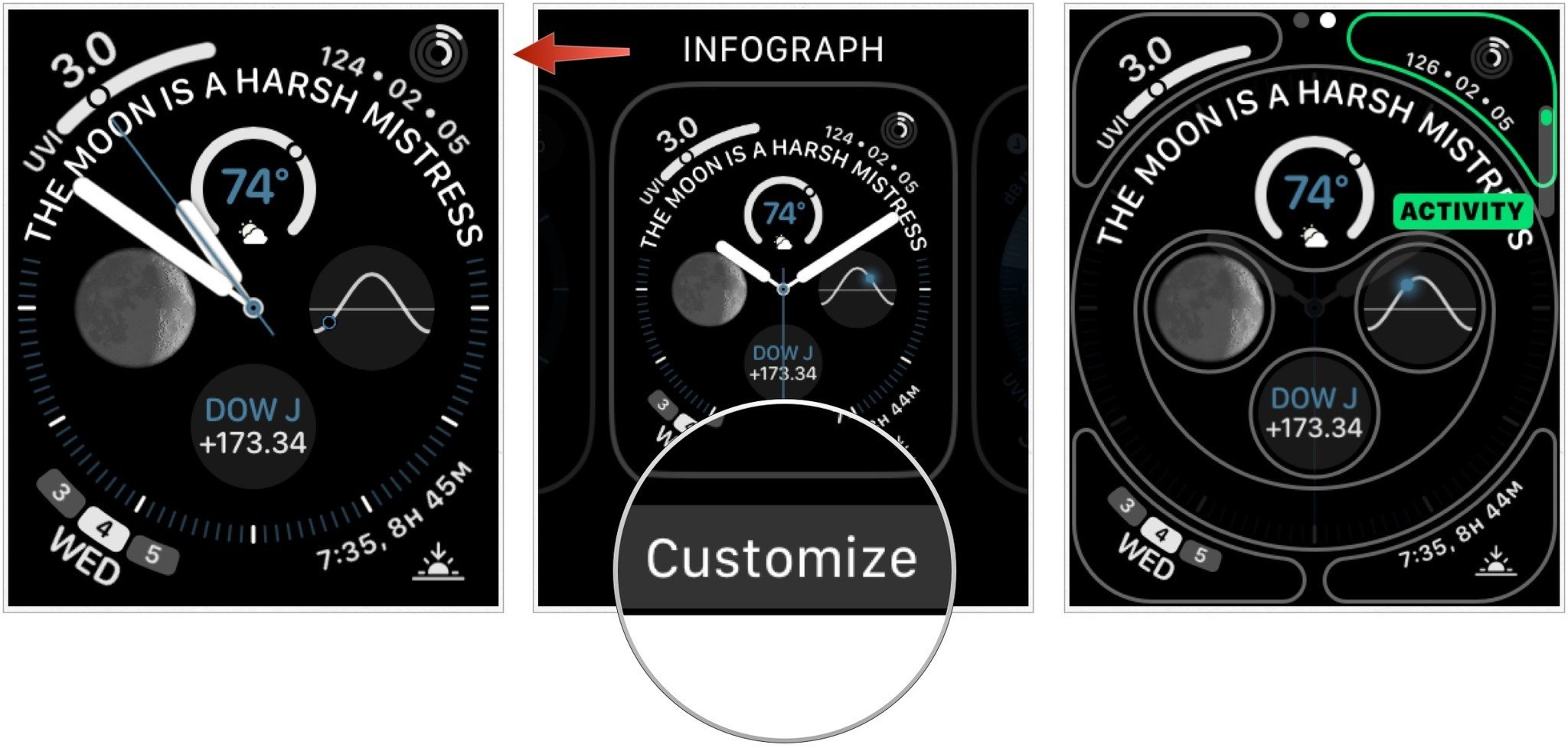 Apple Watch assign complication