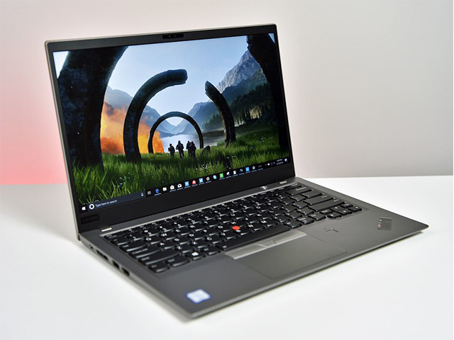 Photo taken by Windows Central highlighting Lenovo ThinkPad X1 Carbon