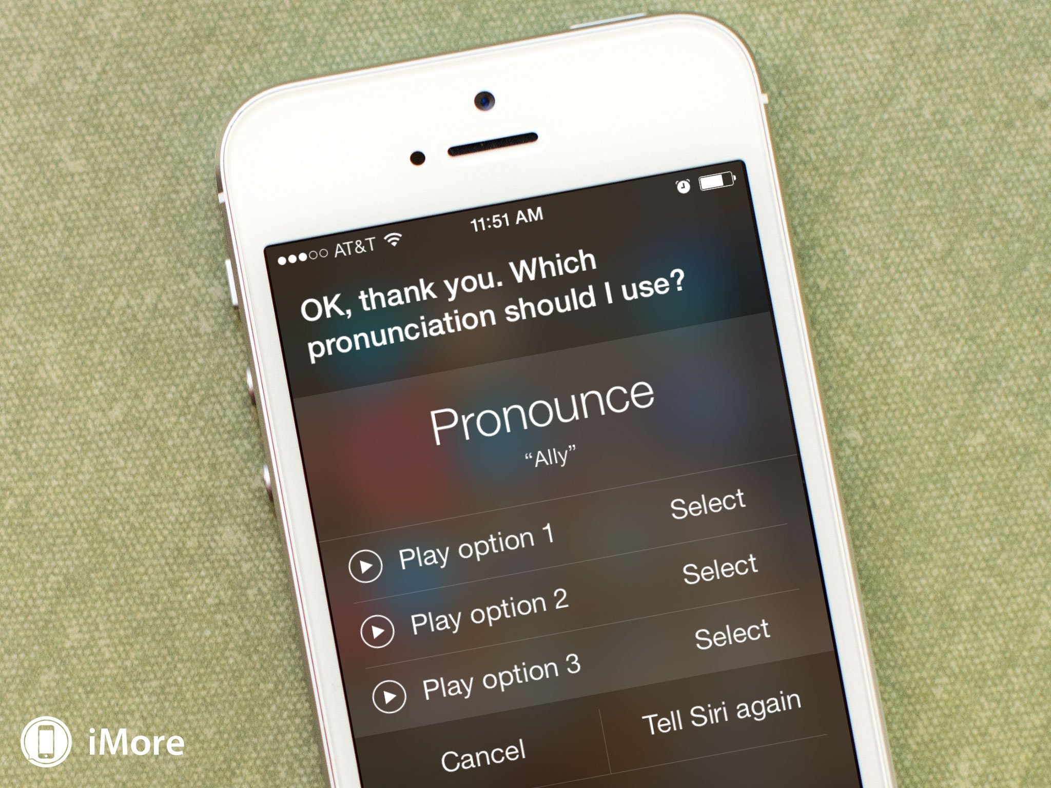 How to teach Siri to pronounce someone&#39;s name correctly in iOS 7