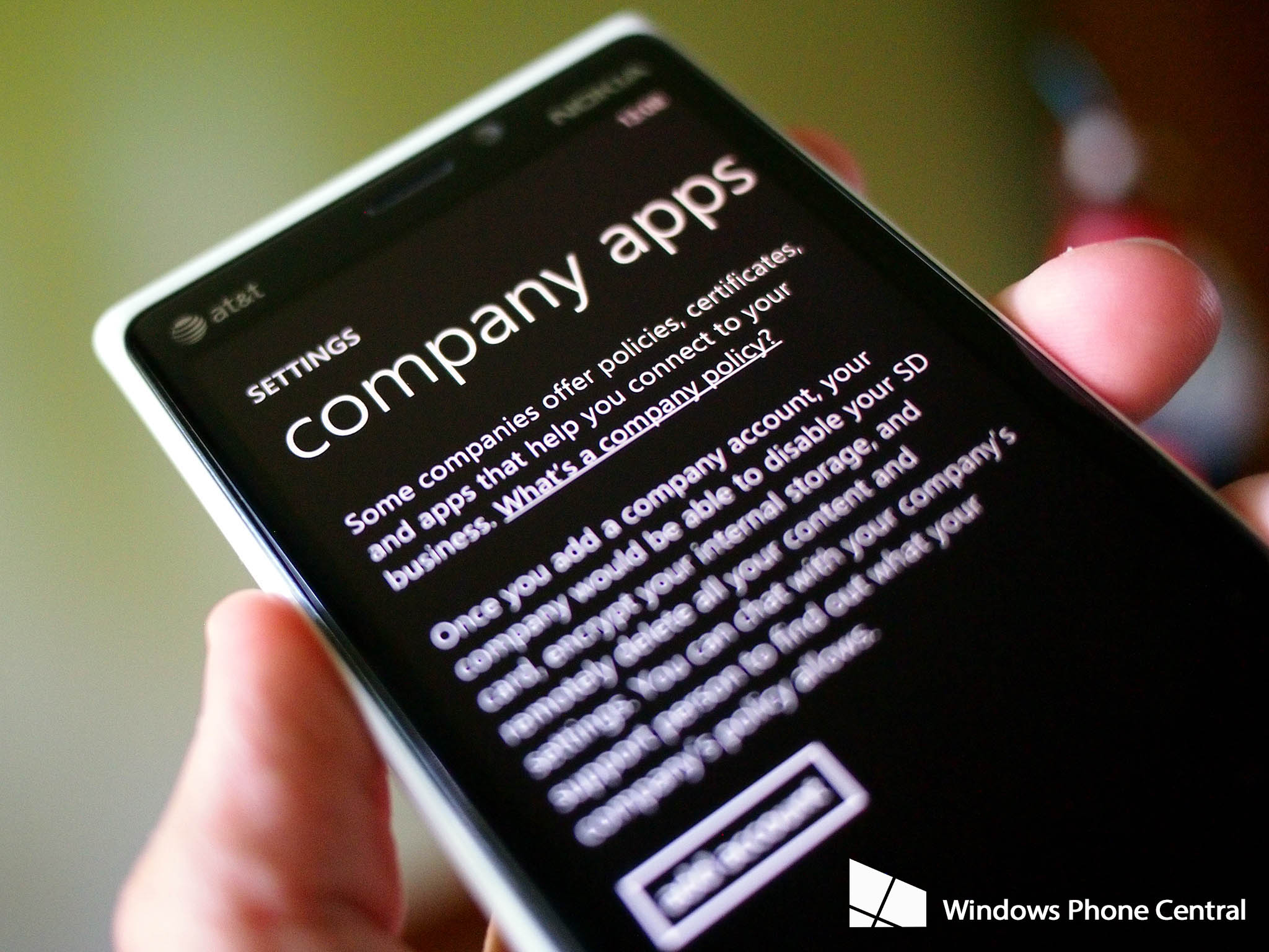 Lumia 920 company apps