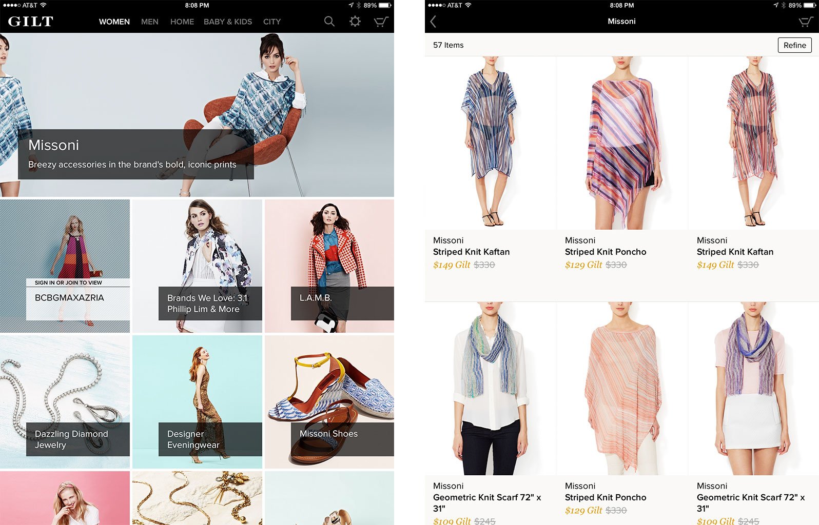 Best fashion apps for iPhone and iPad: Gilt