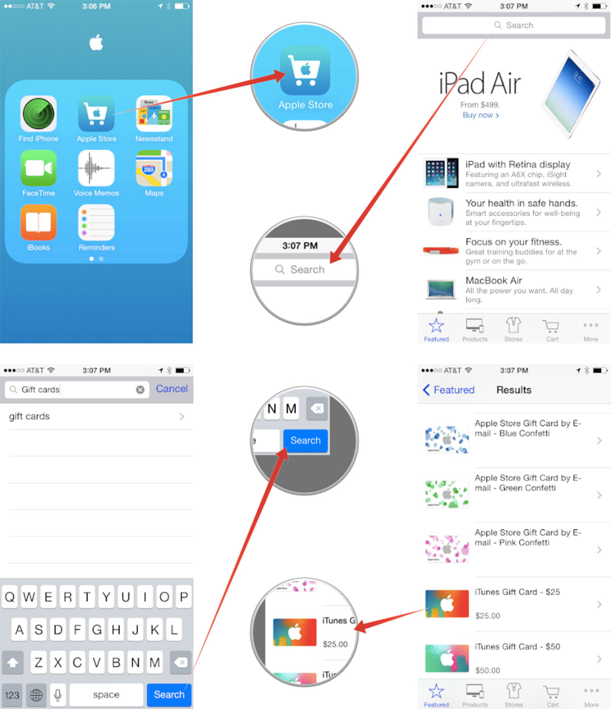 How To Send An Itunes Or Apple Store Gift Card With The Apple Store App For Iphone Imore
