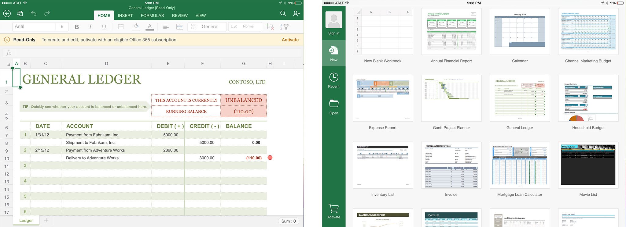 Best spreadsheet apps for iPad: Microsoft Excel
