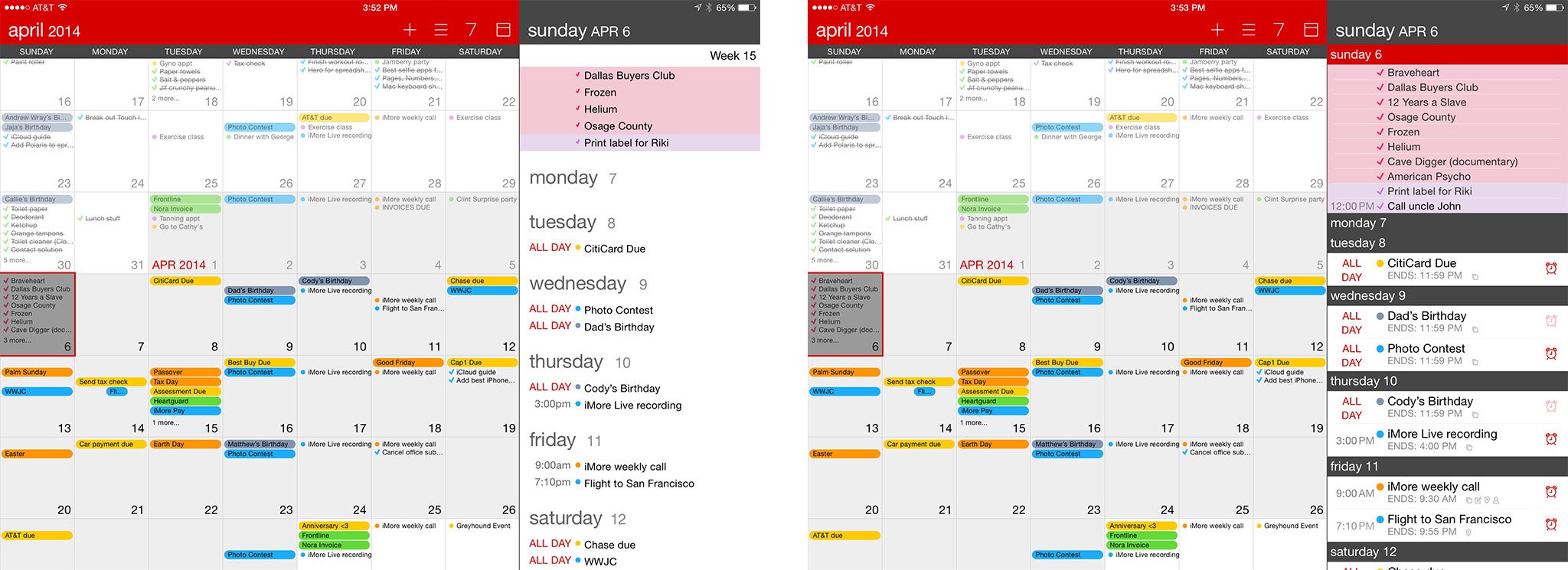 Best Calendar Apps For Ipad Fantastical 2 Sunrise Calendars 5 And More Imore