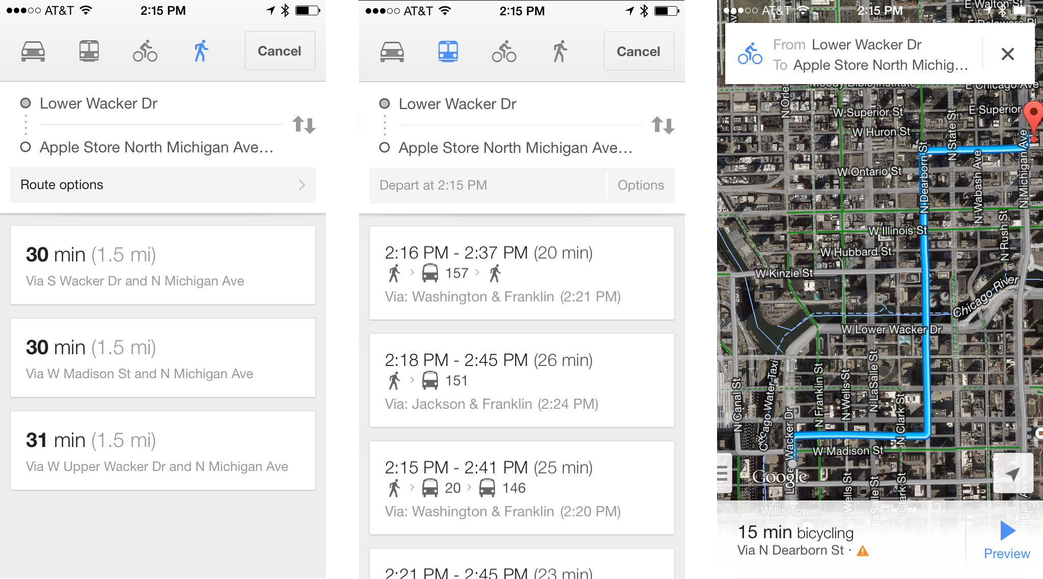 Best US transit apps for iPhone: Google Maps