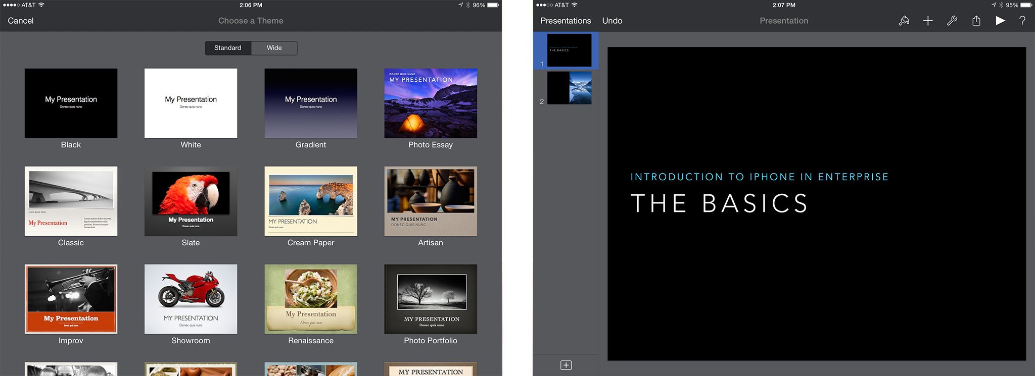 Best presentation apps for iPad: Keynote