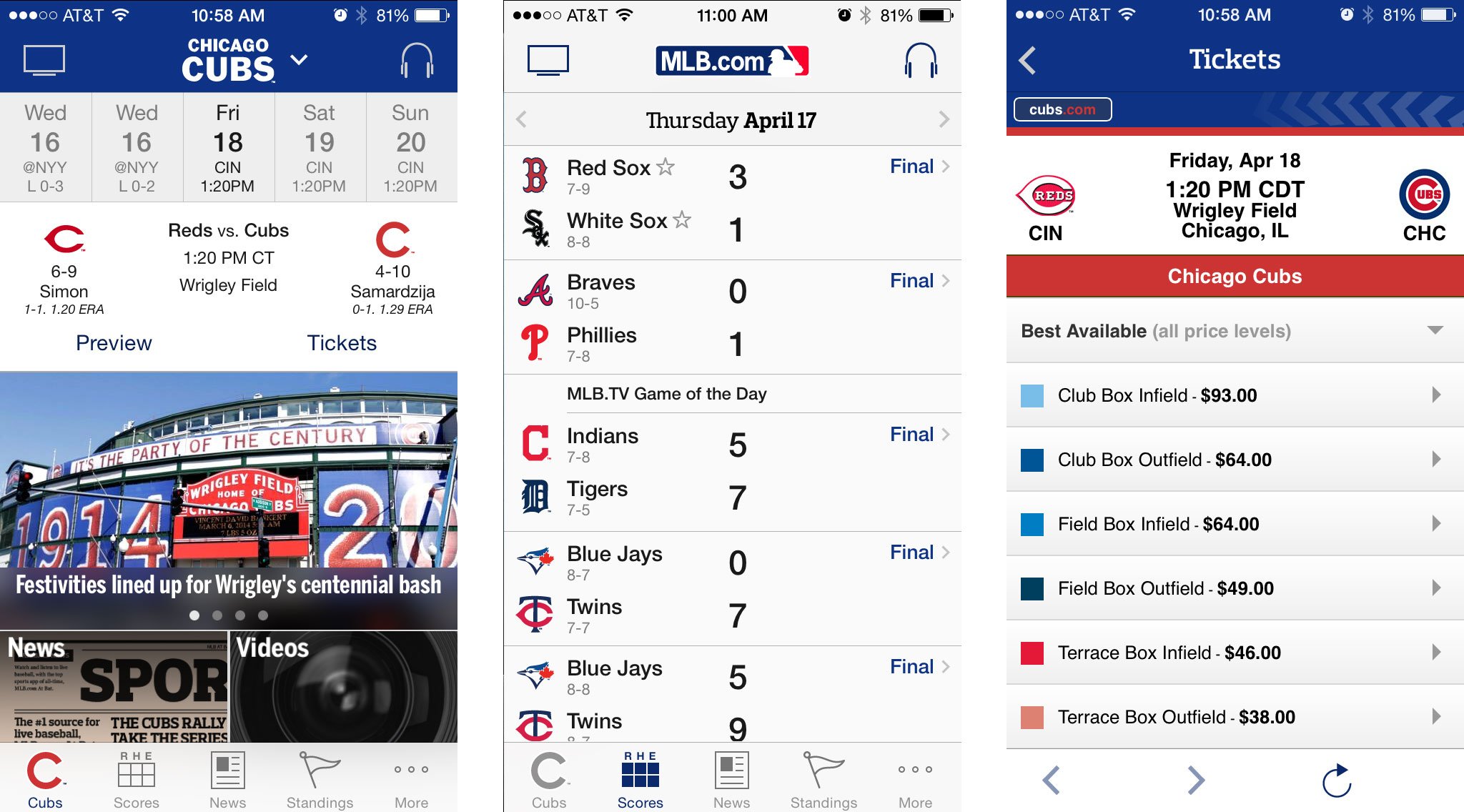 Best iPhone apps to follow the 2014 baseball season: MLB At Bat