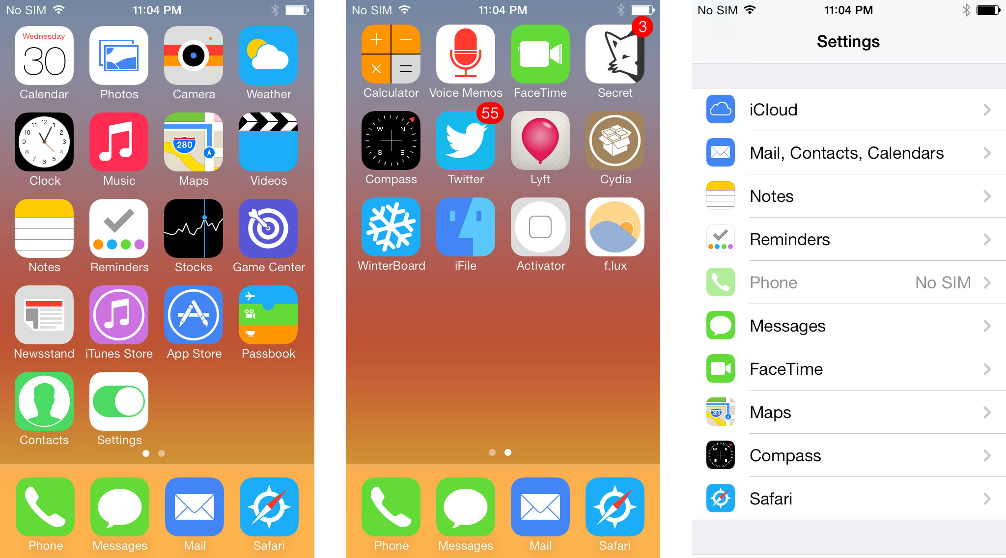 Best iOS 7 jailbreak themes for iPhone: UltraFlat for iOS 7