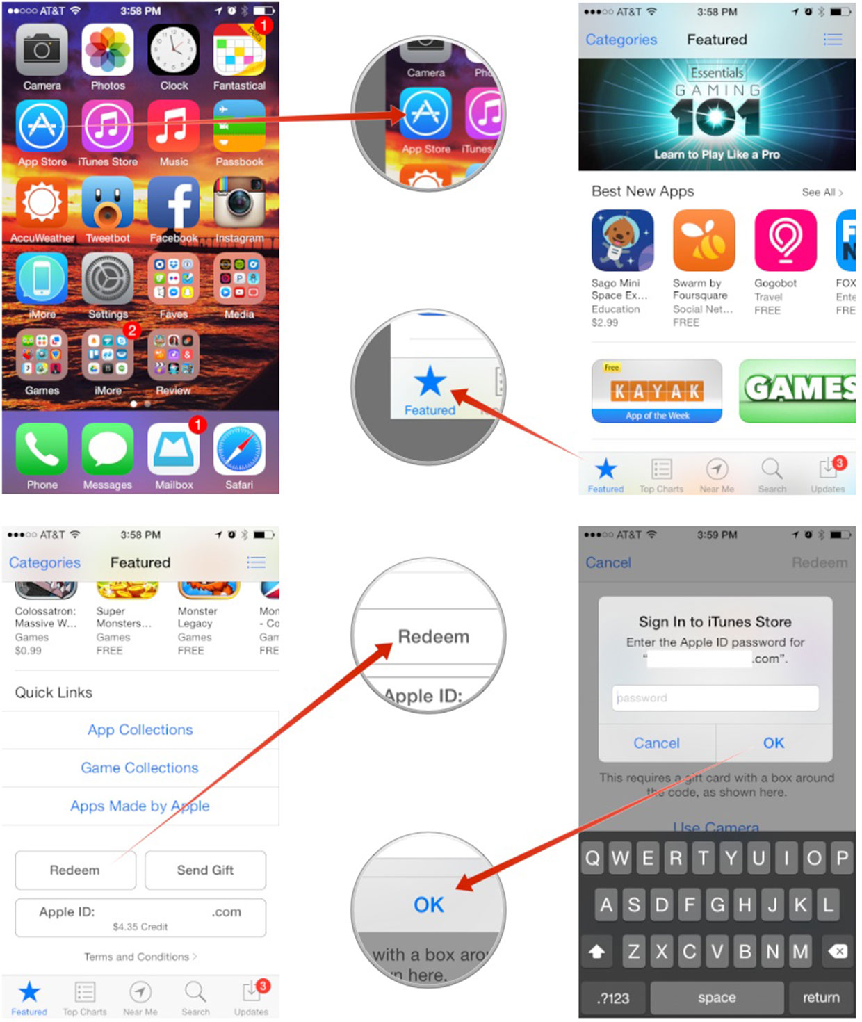 How To Redeem Gift Cards And App Promo Codes Straight From Your Iphone And Ipad Imore